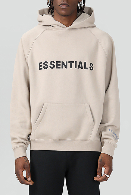 袋鼠兜连帽卫衣 棕褐色